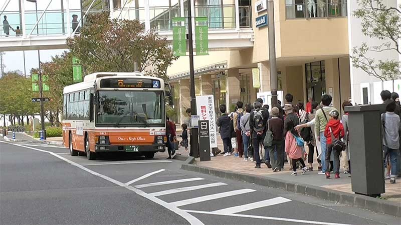 柏の葉キャンパス西口シャトルバス乗り場